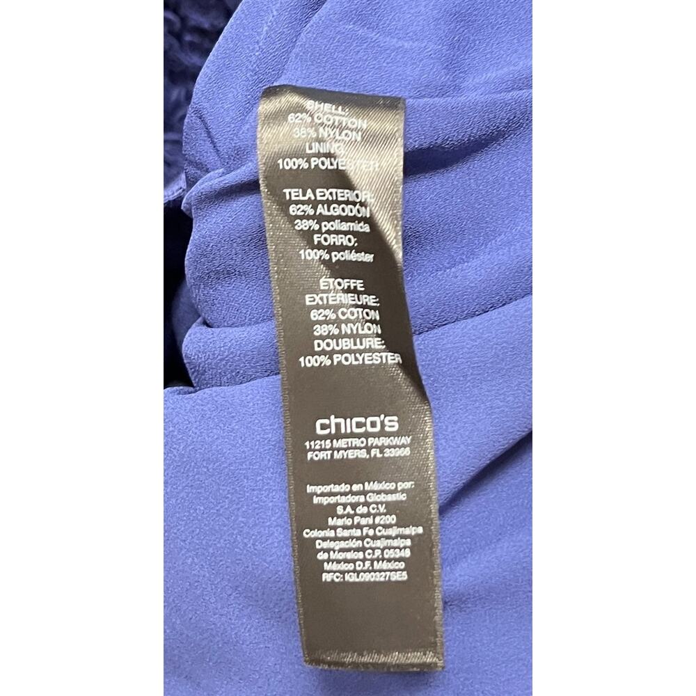 Chicos Purple Lace Crop Jacket Women's Size1 - Picture 13 of 13